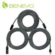 專業型 35米 主動式USB 3.0 訊號增益延長線，附2A變壓器 