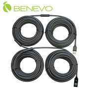 60米 單埠主動式USB 2.0 訊號增益延長線，附專用電源供應器