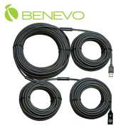 65米 單埠主動式USB 2.0 訊號增益延長線，附專用電源供應器