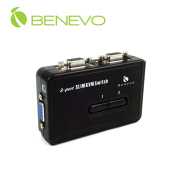 桌上型 2埠USB VGA KVM多電腦切換器