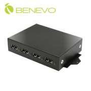 BENEVO工業型4埠USB2.0集線器，支援USB快速充電1.1版