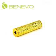 鍍金版3.5mm母對母立體音源轉接頭