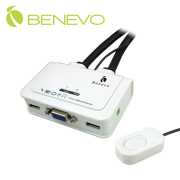 帶線型 2埠VGA+USB2.0多電腦切換器(含音效)