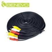 15M 高品質AV端子三對三連接線(紅/白/黃)