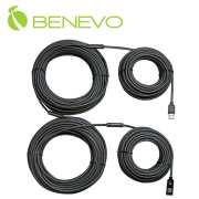 專業型 80米 單埠主動式USB 2.0 訊號增益延長線，附專用電源供應器