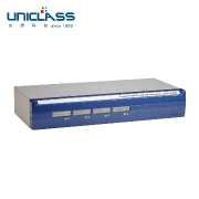 【UNICLASS】UCF-004A 4埠USB PS/2雙介面KVM電腦切換器(支援音訊和麥克風)