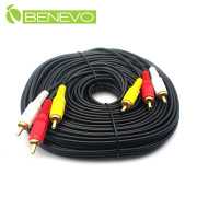 AV梅花端子三對三連接線(紅/白/黃)