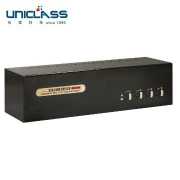 【UNICLASS】AL-704V 4埠Dual-Link雙螢幕DVI/VGA USB KVM切換器