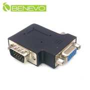 左彎型 VGA公對母轉彎頭