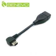 左彎型 Mini USB OTG連接短線