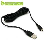 車用型 3.5M Mini-USB電源連接線，用於行車紀錄器/GPS導航供電