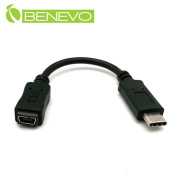 USB-C(公)轉接Mini USB(母)連接短線