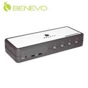 4埠VGA USB2.0 KVM多電腦與週邊切換器(支援智慧型USB對應)