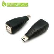 Mini USB(公)轉USB2.0 Type B(母)訊號轉接頭