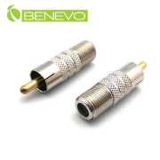 RCA/AV(公)轉F(母)轉接頭