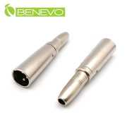 XLR(Cannon接頭)公頭轉6.3MM母頭 音訊轉接頭