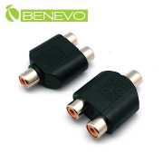 RCA梅花(母)轉雙RCA梅花(母)頭轉接頭