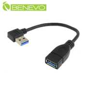 左彎型 20cm USB3.0超高速雙隔離延長短線