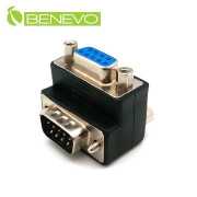 上彎型 RS232/DB9公對母轉接頭