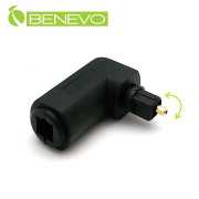 轉彎型 Toslink光纖音源公對母接頭