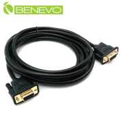 專業直通型 2M 母對母鍍金接頭RS232串列埠訊號連接線