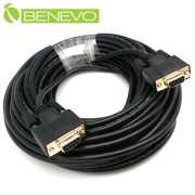 專業直通型 15M 母對母鍍金接頭RS232串列埠訊號連接線