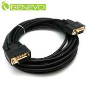 專業交叉型 5M 母對母鍍金接頭RS232串列埠訊號連接線