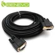 專業交叉型 10M 母對母鍍金接頭RS232串列埠訊號連接線