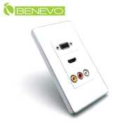 嵌入面板型 VGA+HDMI+AV影音插座