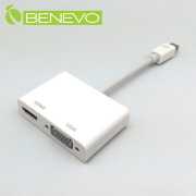 4K版 二合一 Mini DP V1.2轉VGA,HDMI訊號轉換器