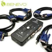 實用型 4埠 VGA USB2.0 多電腦與周邊切換器