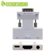 HDMI(母)轉VGA(公)影音訊號轉換器，支援USB供電