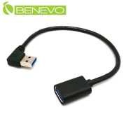 左彎型 25cm USB3.0超高速雙隔離延長短線