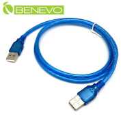 1米 USB2.0 A公-A公 高隔離連接線，採金屬編織