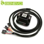 外接型 電腦桌面開關、雙USB2.0與聲音連接座