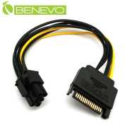 PCI-E顯卡用 SATA電源轉接6PIN電源供電線(鍍錫純銅)