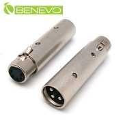 XLR 3PIN公 轉 5PIN母 音訊轉接頭