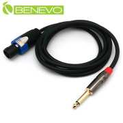 2M Speakon兩芯對6.3mm TS公頭音訊連接線