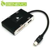 4K版 四合一 Mini DP V1.2轉 DP, VGA, HDMI & DVI轉換器