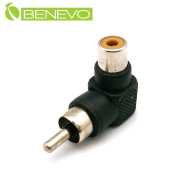 AV梅花公對母直角轉接頭