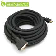 工程型 12M DVI(公)轉HDMI(公)高畫質視訊連接線，支援雙向互轉