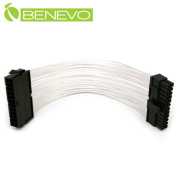 鍍銀版 20cm 主機板電源24PIN(20PIN+4PIN)電源延長線