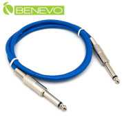 1米 TS型式6.3mm公對公單聲道/非平衡聲音連接線