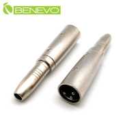 6.3MM母頭轉XLR(Cannon接頭)公頭 音訊轉接頭