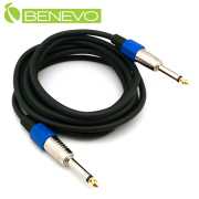 3.5米 TS型式6.3mm公對公單聲道/非平衡聲音連接線