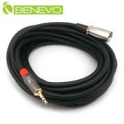 8米 3.5MM公頭轉XLR(Cannon接頭)公頭 音訊連接線