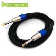 2米 TS型式6.3mm公對公單聲道/非平衡聲音連接線