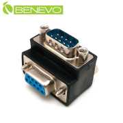 下彎型 RS232/DB9母對公轉接頭