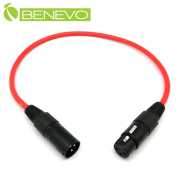 50cm XLR(Cannon接頭)公對母 平衡式音訊連接線