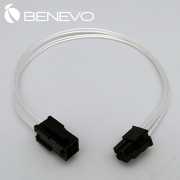 鍍銀版 30cm 主機CPU/ATX電源4PIN電源延長線